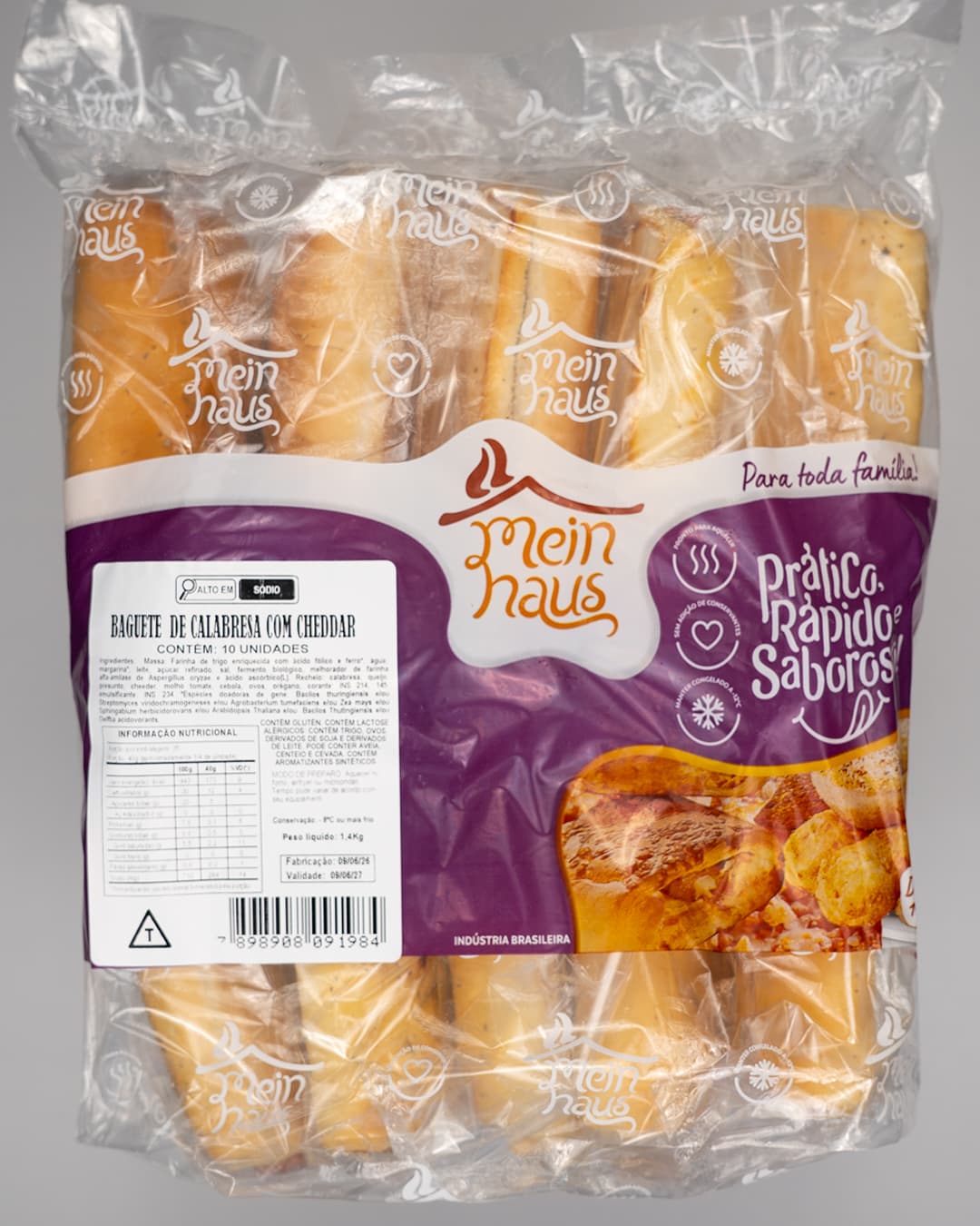 Baguete de Calabresa com Cheddar — imagem 2